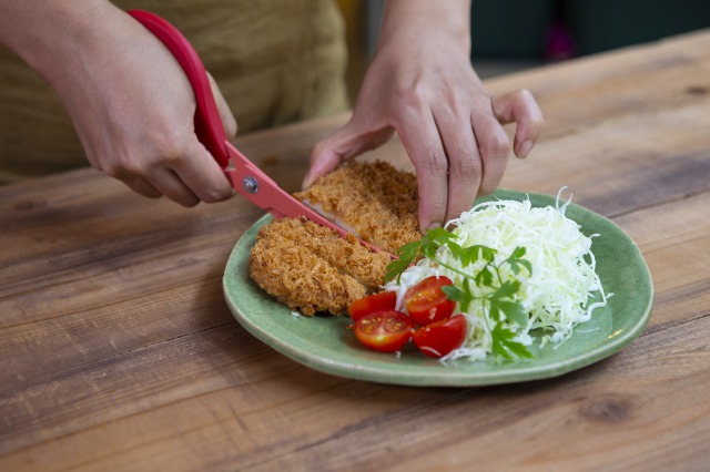 カーブキッチンバサミ