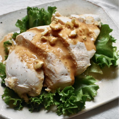 茹で鶏～濃厚ゴマだれ～