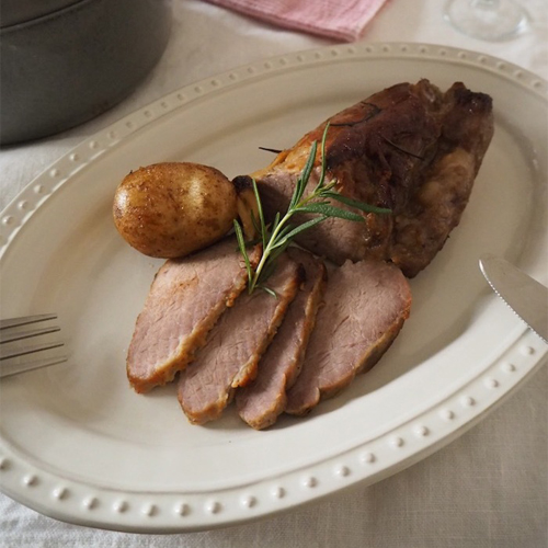 【ストウブで】ローズマリー香るローストポーク