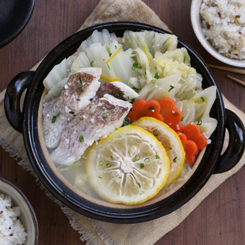 鯛の塩麹柚子鍋