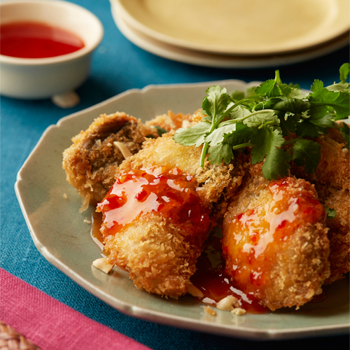 エスニック風さばフライ