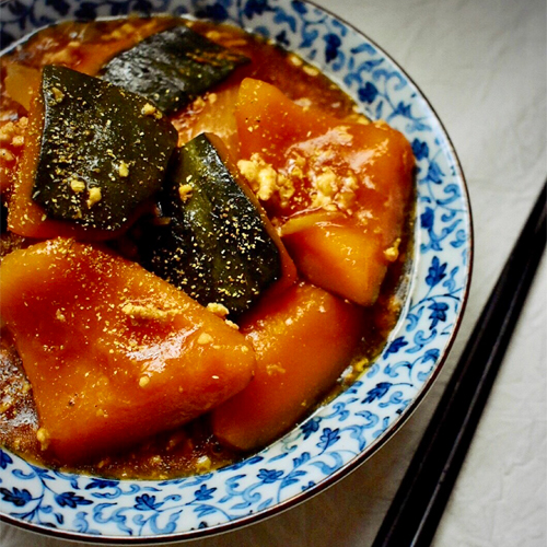 かぼちゃのそぼろ煮