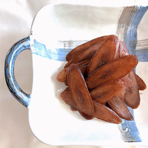 ごぼうのバルサミコ酢煮