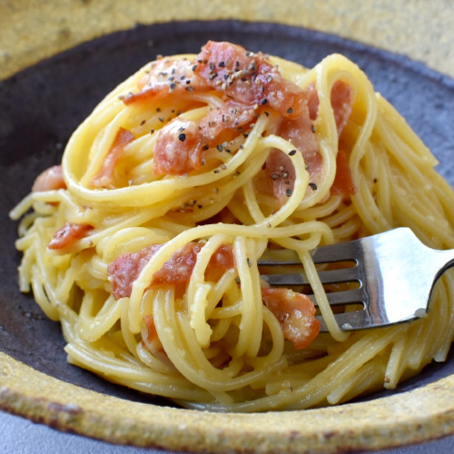 《生クリーム不使用》かんたん！絶品濃厚カルボナーラ