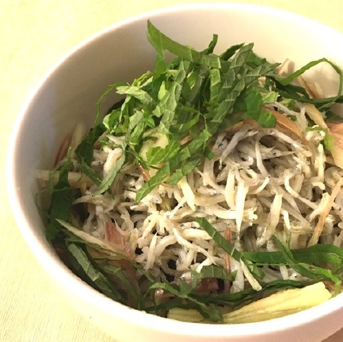 香ばしいしらす丼