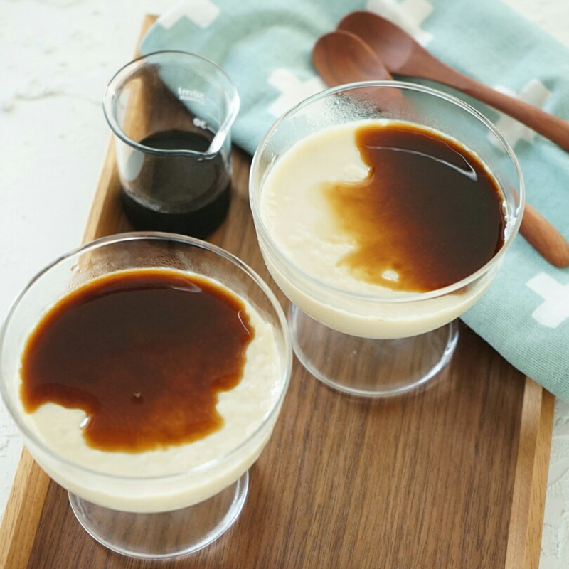 レンジで簡単！豆乳プリン