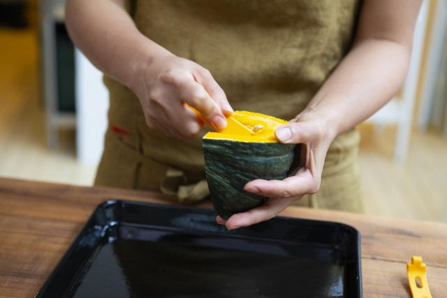 ラクラクかぼちゃピーラー