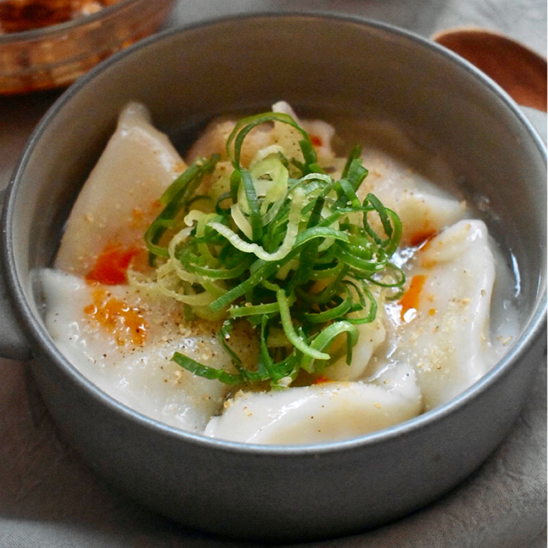 水餃子の中華スープ