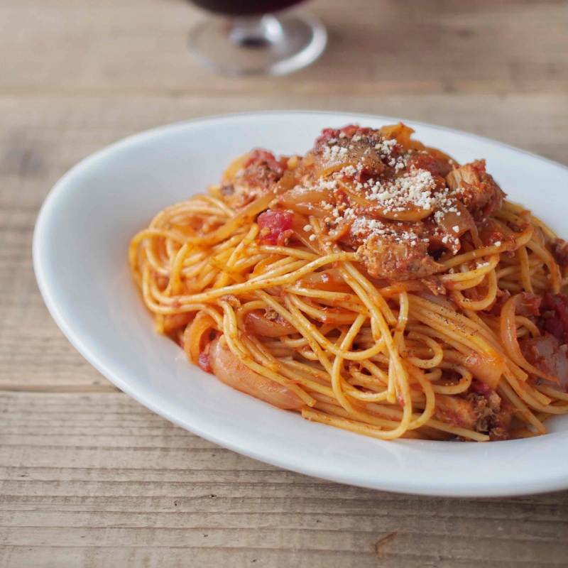 だし要らず！さば缶トマトのおかずスープ