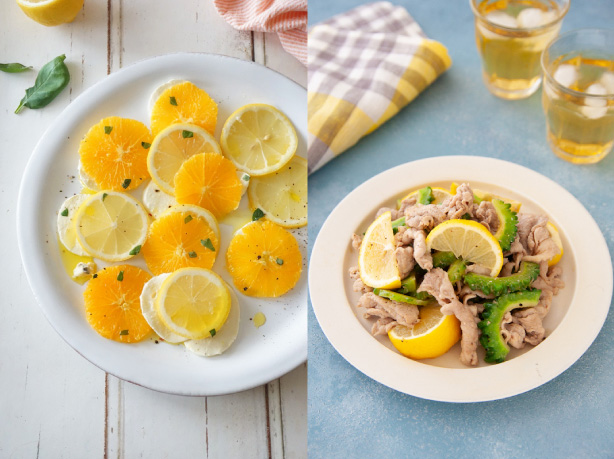 いちごと柑橘類のアレンジレシピ！