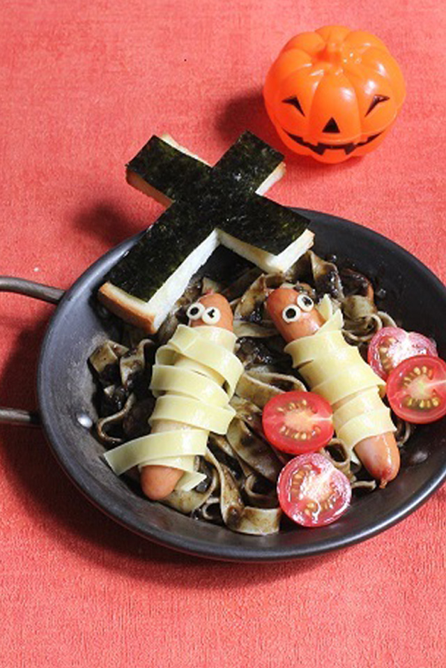 ハロウィンのミイラたち