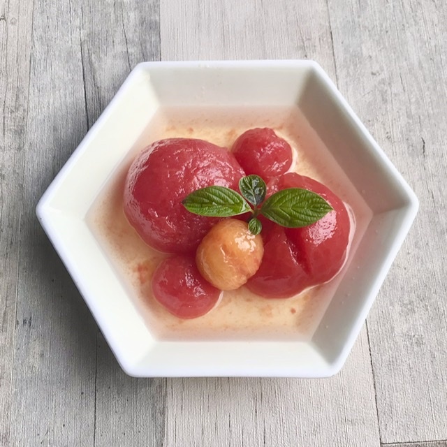 さっぱりとまとの冷たいおでん