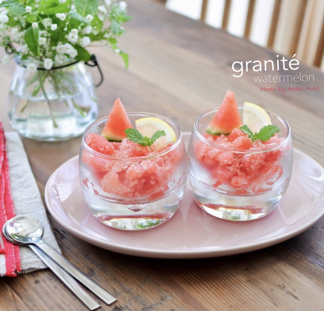 すいかの爽やかグラニテ