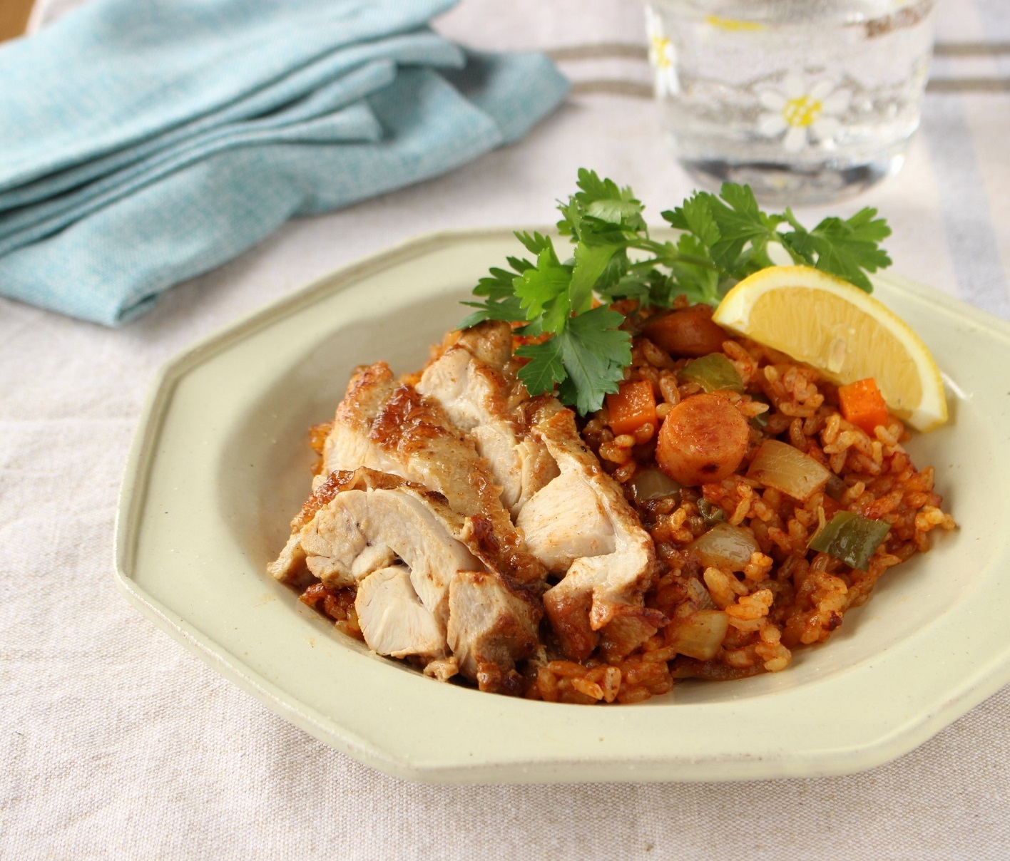 炊飯器でお手軽！カレールゥで作る本格ジャンバラヤ