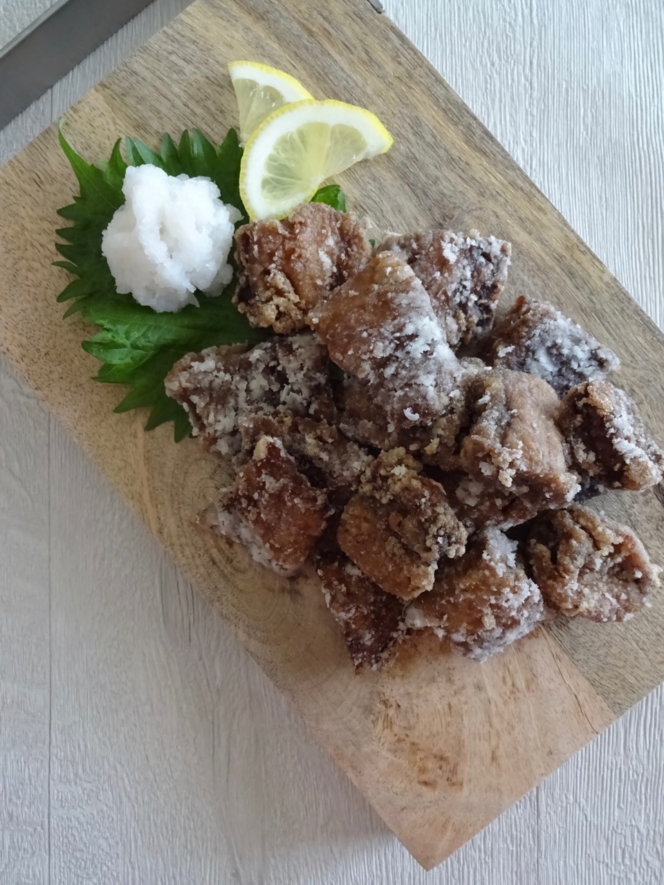 マグロ血合いの竜田揚げ