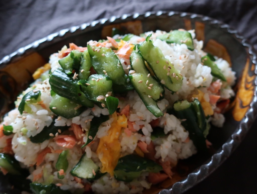 夏のピリ辛まぜごはん