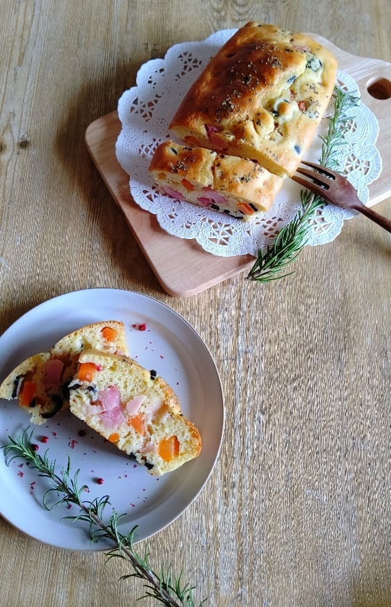 ホットケーキミックスで作る生姜のケークサレ