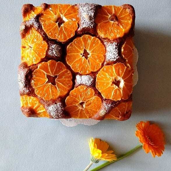 みかんのチョコケーキ