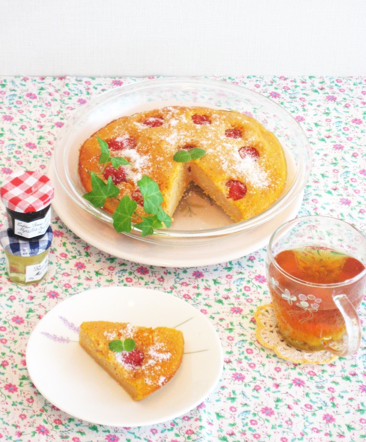 トマトのクラフティ　ココナッツ風味