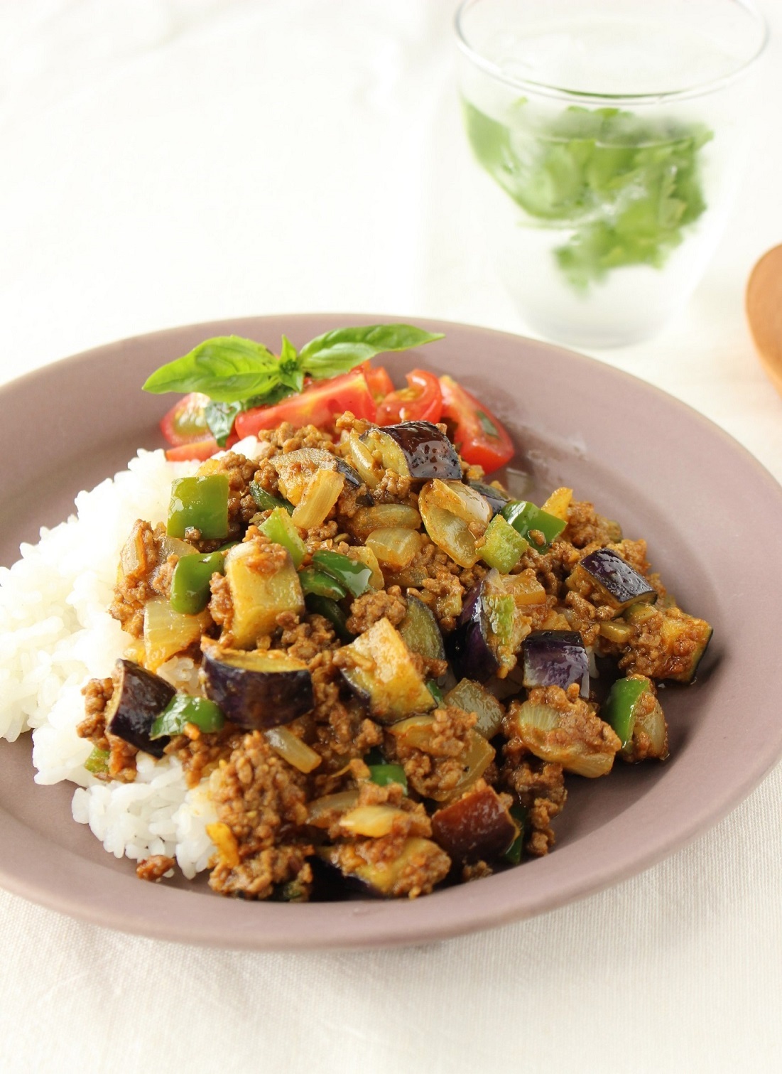 なすのドライカレー