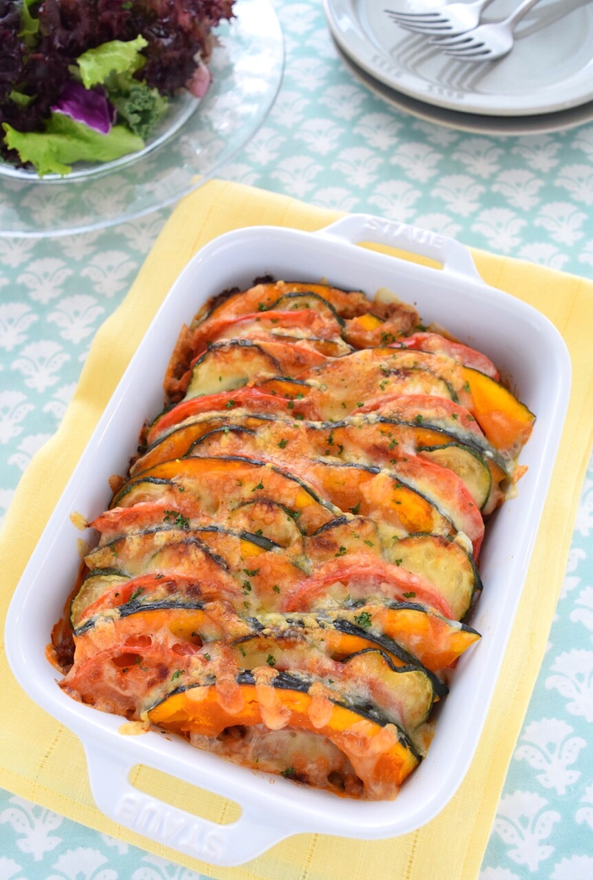 夏野菜のミルフィーユグリル