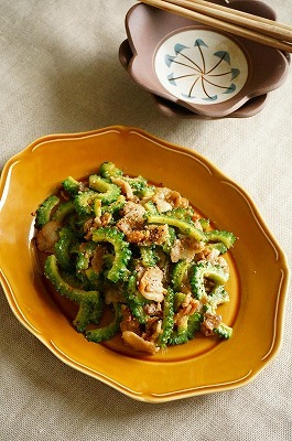 ゴーヤの味噌チャンプルー