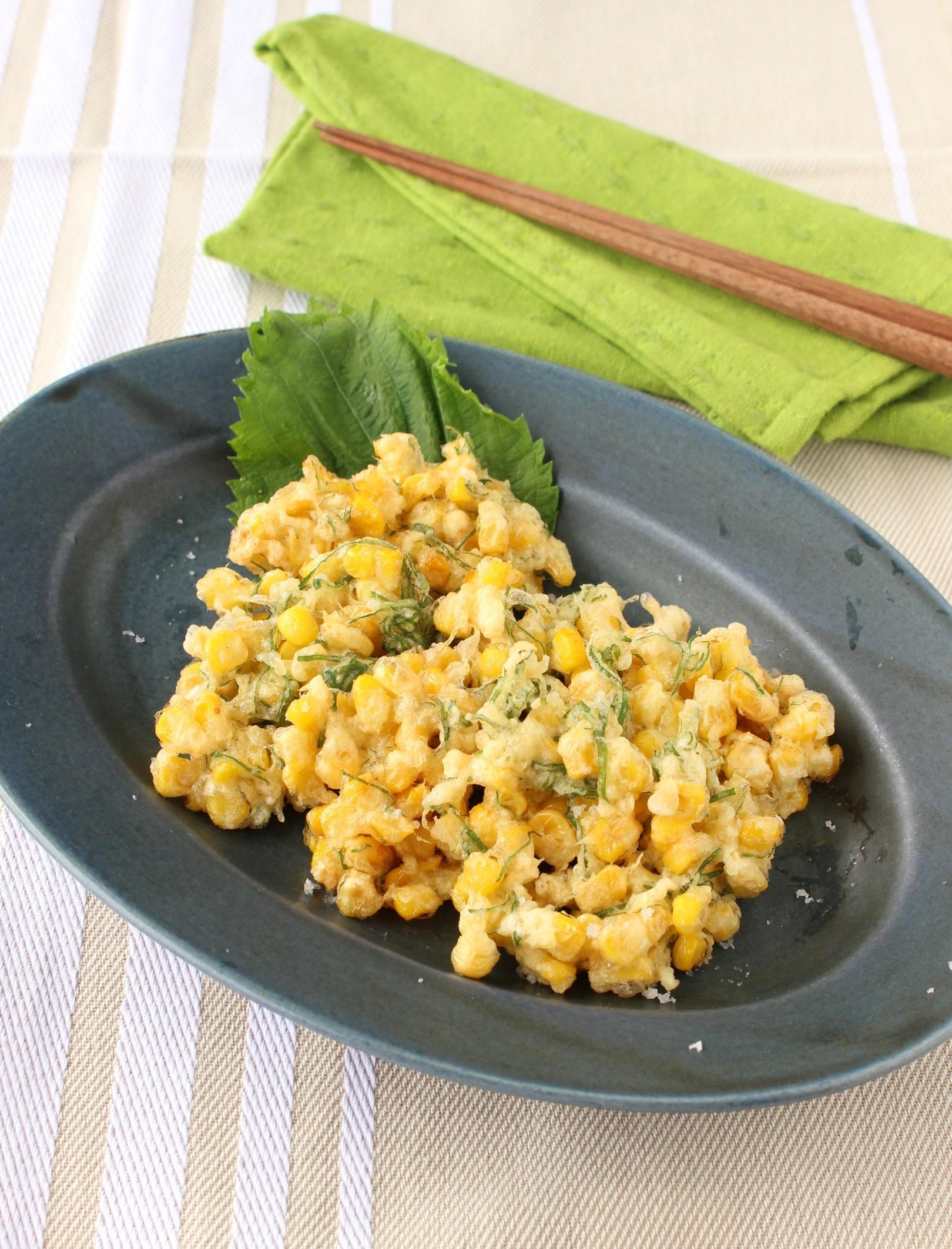 とうもろこしのかき揚げ