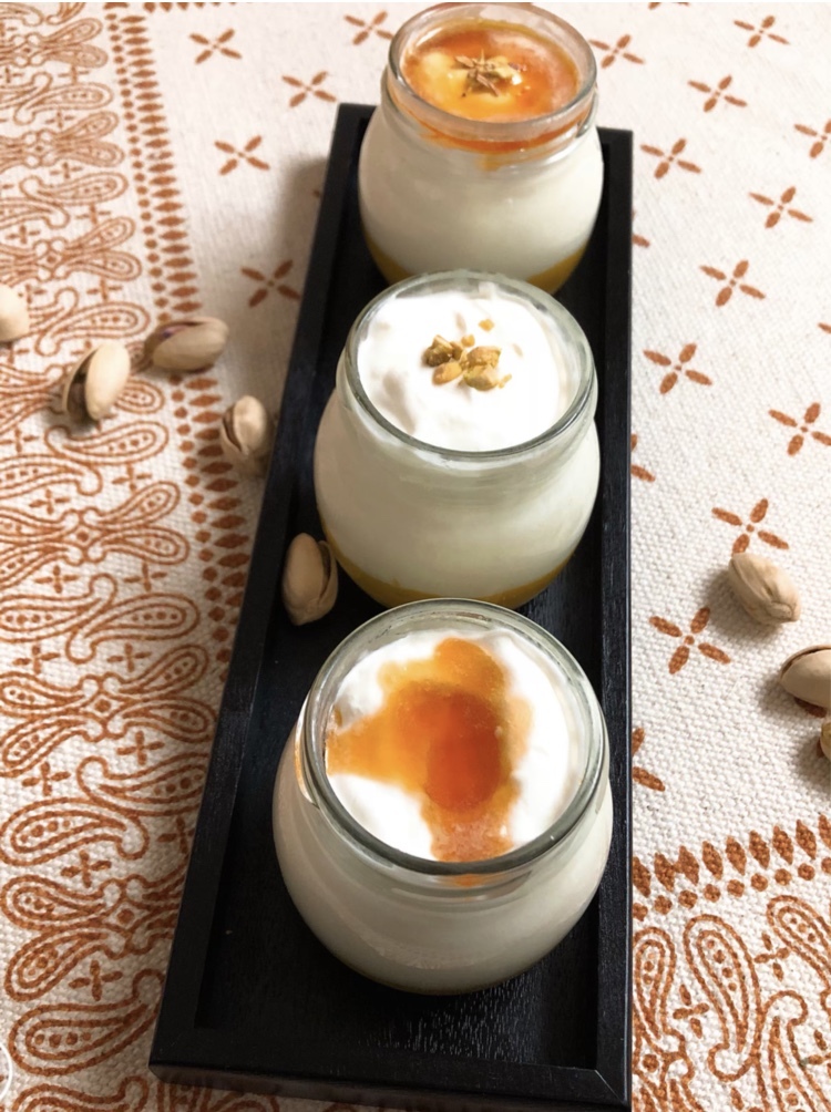 かぼちゃのミルキー2層プリン