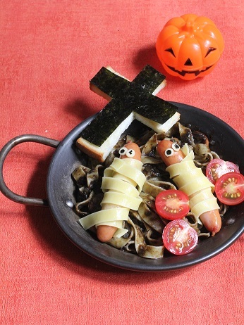 ハロウィンのミイラたち